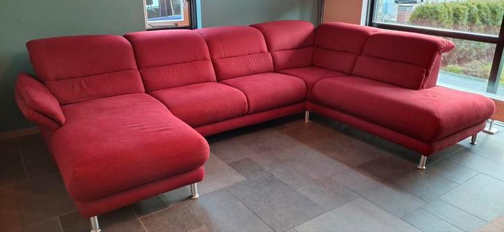 Hoekbank gratis af te halen, Huis en Inrichting, Banken | Complete zithoeken, Gebruikt, Stof, Ophalen