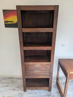 Tijdloze kast en Bureau van hout, Ophalen, Met plank(en), Gebruikt, 50 tot 100 cm