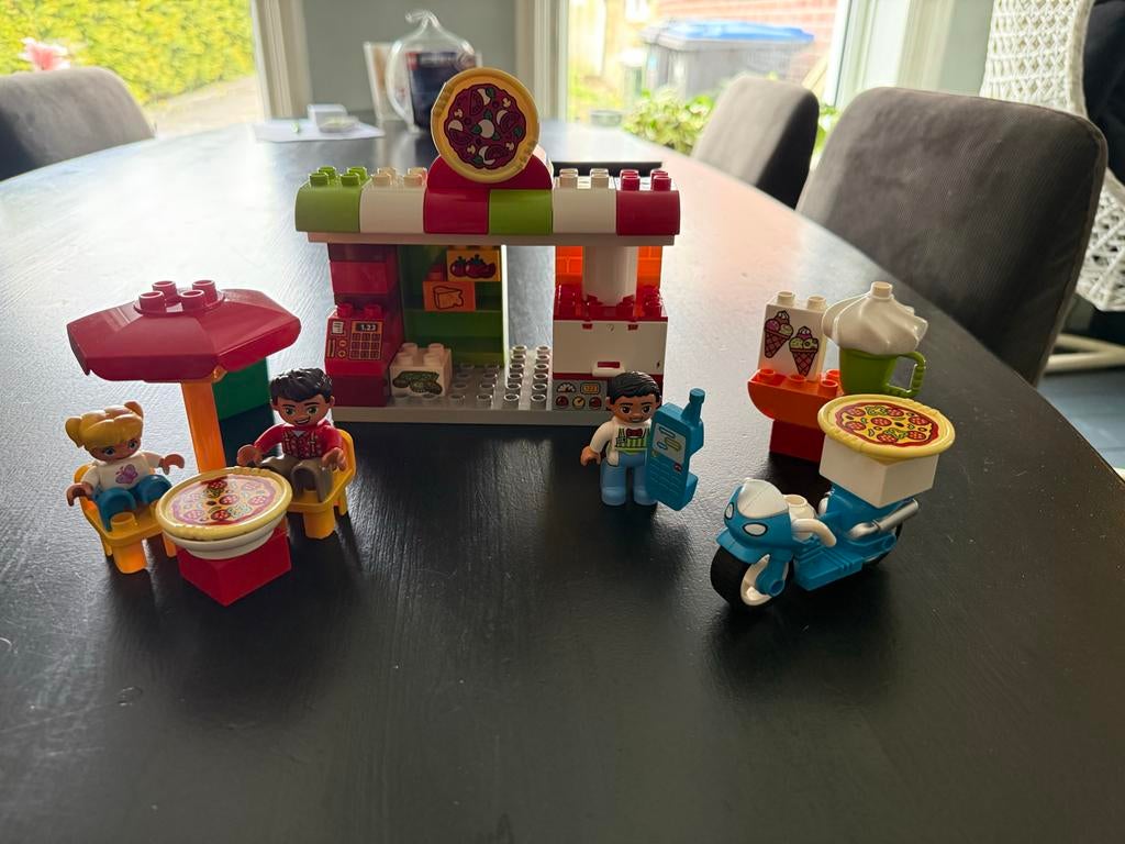 Duplo Pizzeria Compleet - Zo goed als nieuw, Kinderen en Baby's, Speelgoed | Duplo en Lego, Ophalen of Verzenden, Zo goed als nieuw