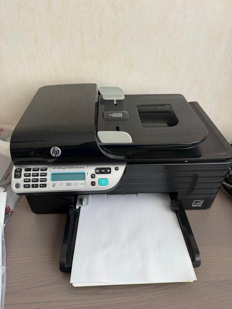 HP Officejet 4500 Wireless All-in-One Printer, Computers en Software, Printers, Ophalen, Gebruikt, Faxen, Inkjetprinter