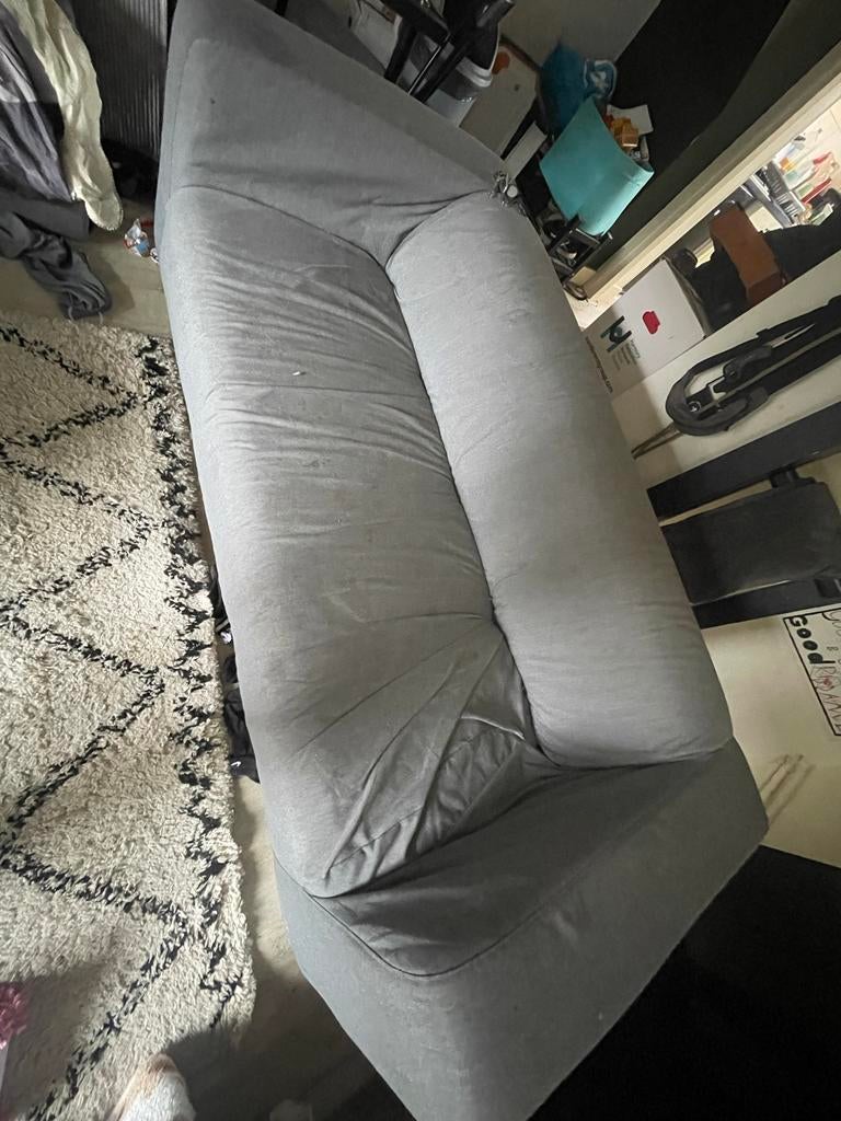 IKEA Klippan bank - Grijs, 2-zits GRATIS, Gebruikt, 150 tot 200 cm, Tweepersoons, 75 tot 100 cm