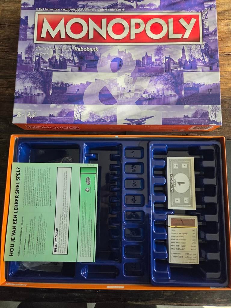 Monopoly Oost-Brabant, Hobby en Vrije tijd, Gezelschapsspellen | Bordspellen, Ophalen of Verzenden