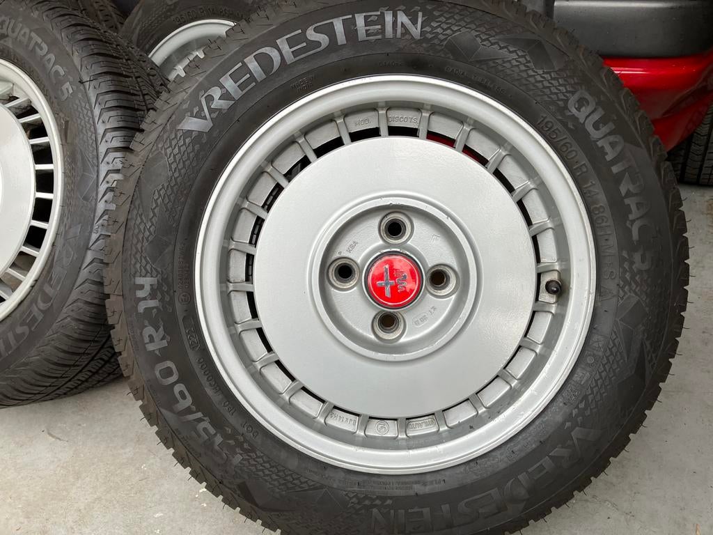 Velgen met banden Alfa Romeo Alfetta Stilauto 14” 4x98, Ophalen