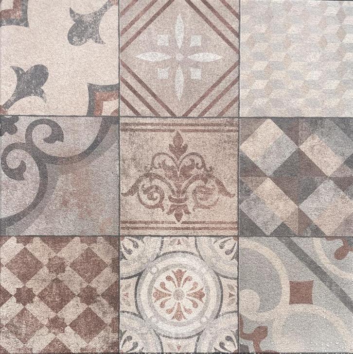 B-keus gecoate terrastegels 60x60 Mozaiek Salihari, Tuin en Terras, Tegels en Klinkers, Nieuw, Ophalen of Verzenden