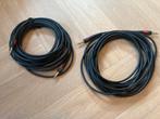 2x 10 meter jack kabels voor audio apparatuur, Muziek en Instrumenten, Kabels en Stekkers, Ophalen of Verzenden, Zo goed als nieuw