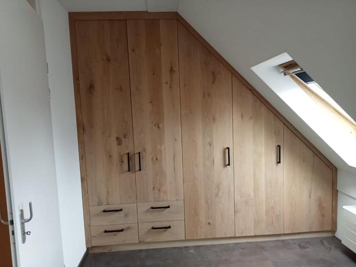 Kasten op maat - INBOUW - Eikenhout, Huis en Inrichting, Kasten | Wandmeubels, Nieuw, Met lade(s), Met deur(en), Met klep(pen)
