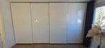 IKEA PAX kast 400x58x260 cm schuifdeuren hoogglans wit, Zo goed als nieuw, 200 cm of meer, 50 tot 75 cm, Ophalen