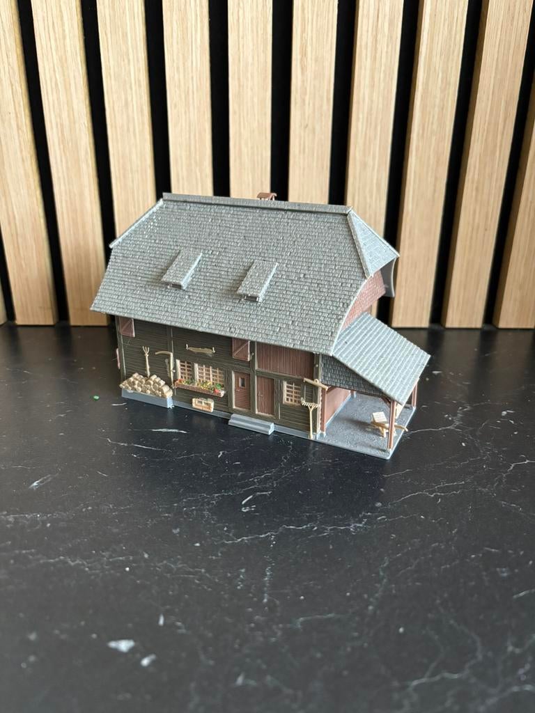 Faller H0 130573 Schwarzwald huis modelbaan diorama woning, Overige merken, Gebruikt, Gelijkstroom of Wisselstroom, Brug, Tunnel of Gebouw