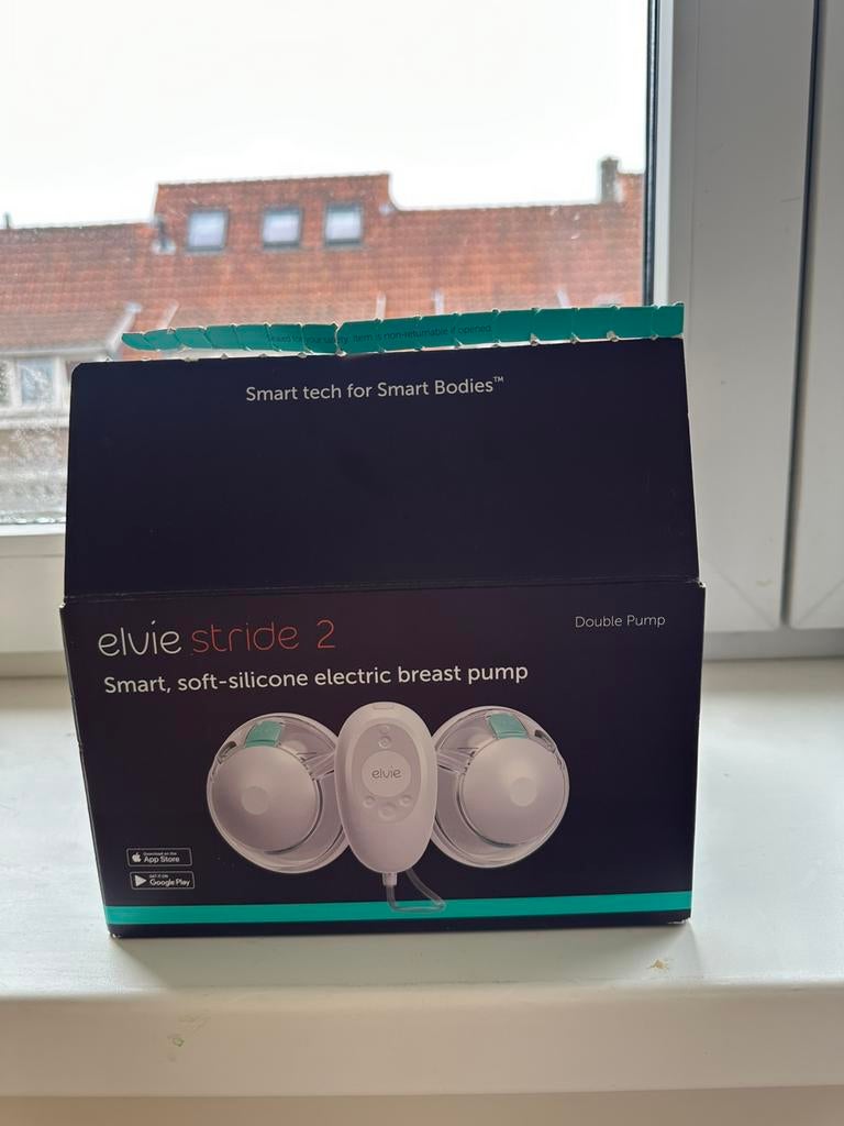 Elvie Stride 2 (2x gebruikt), Kinderen en Baby's, Babyvoeding en Toebehoren, Ophalen of Verzenden, Zo goed als nieuw, Borstkolf