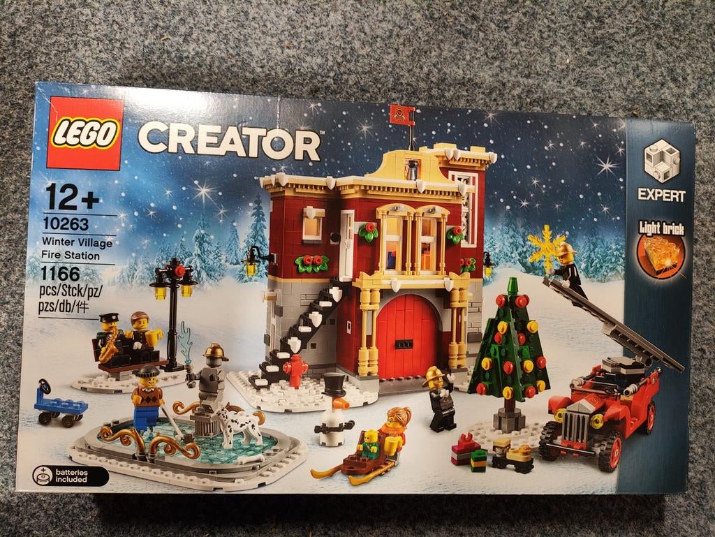 LEGO Creator Expert 10263 Winter Village Brandweerkazerne, Lego, Nieuw, Ophalen of Verzenden, Ongeopend/sealed