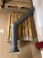 150mm dikwandige kachelpijp, Doe-het-zelf en Verbouw, Buizen en Afvoer, Ophalen of Verzenden, Zo goed als nieuw, Rvs, Minder dan 2 meter