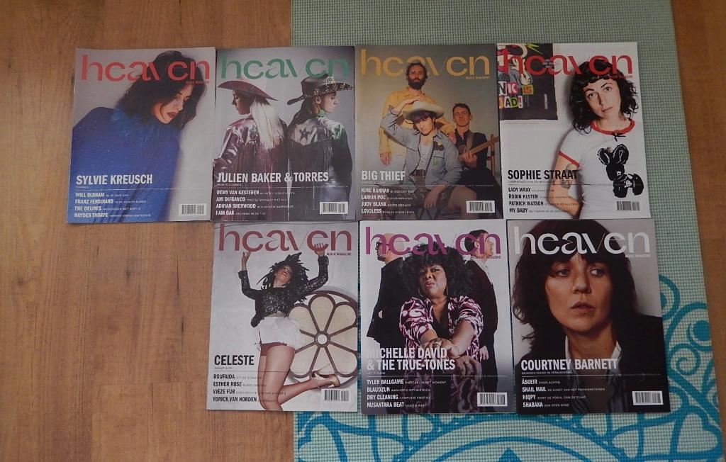 7 nummers HEAVEN music magazine, Boeken, Tijdschriften en Kranten, Ophalen of Verzenden, Zo goed als nieuw, Muziek, Film of Tv