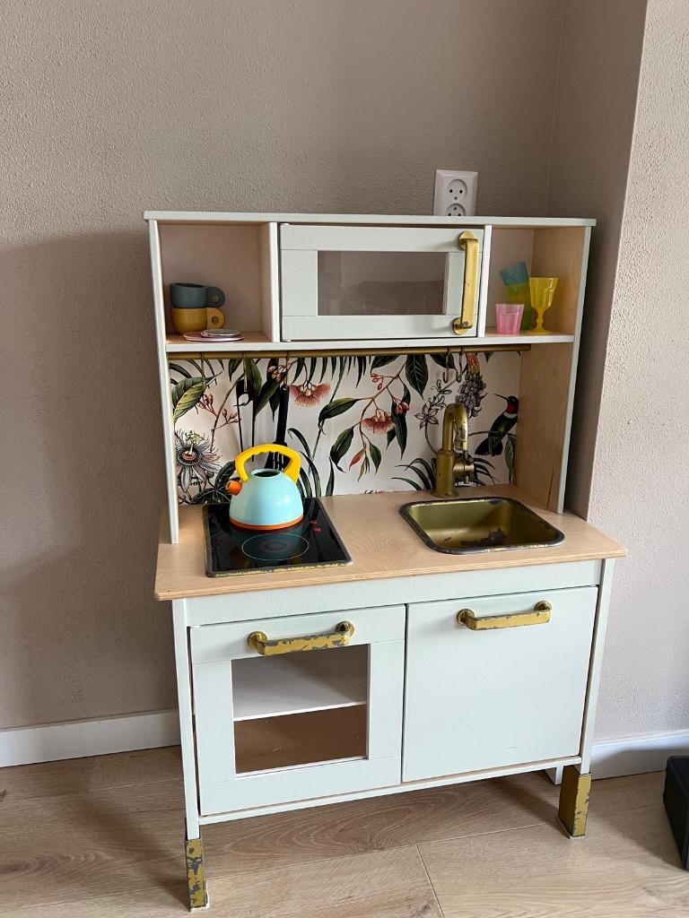 Ikea Speelkeuken inclusief accessoires, Ophalen, Zo goed als nieuw, Hout, Speelkeuken