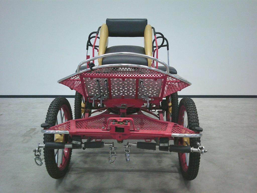 Gebruikte marathonwagen.  23/19 inch. Zeer compleet, Niet ingevuld, Gebruikt, Pony, Niet ingevuld