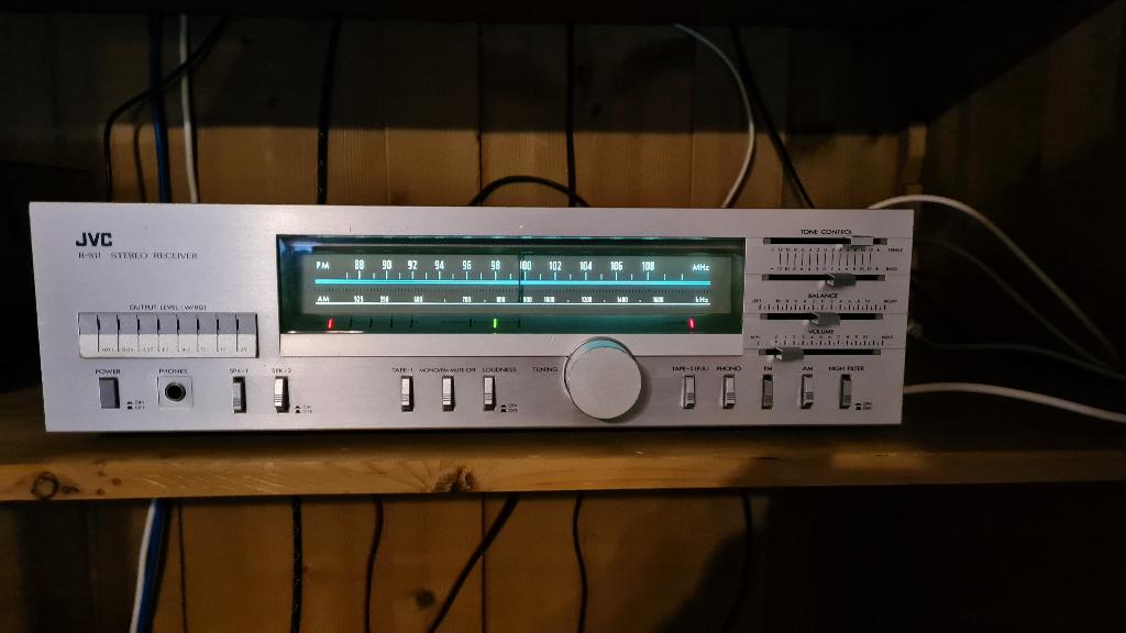 JVC - R-S11 Solid State Stereo Receiver 1980, Audio, Tv en Foto, Versterkers en Receivers, Gebruikt, JVC, Ophalen of Verzenden