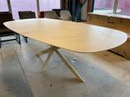 Mooie deens ovaal eettafel marmerlook, Huis en Inrichting, Tafels | Eettafels, 100 tot 150 cm, Ophalen of Verzenden, Ovaal, Nieuw