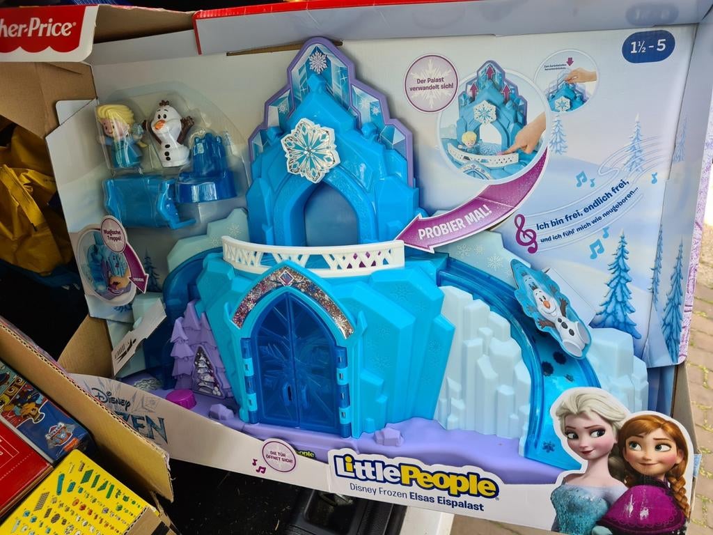 Disney Frozen Elsas Eispalast Little People, Ophalen of Verzenden, Jongen of Meisje