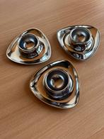 3 stuks Alessi eierdopjes RVS, Ophalen of Verzenden, Gebruikt