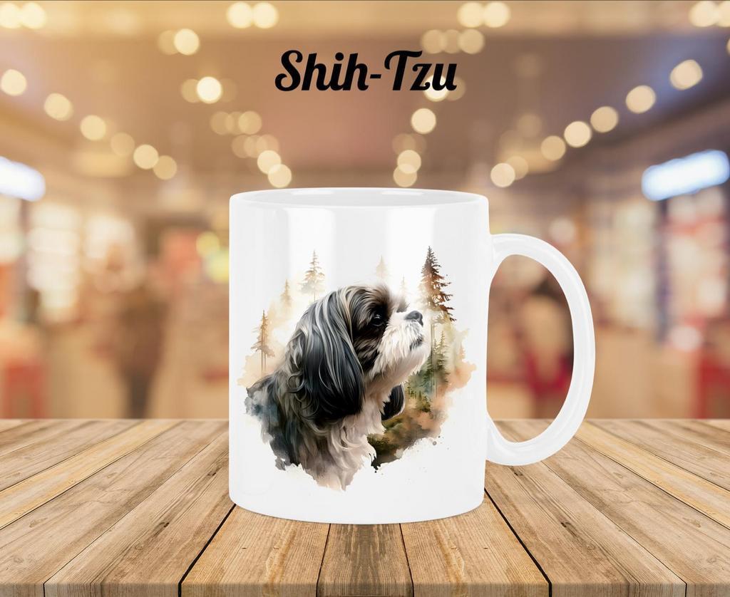 Shih-Tzu profiel mok, Verzenden, Nieuw, Overige stijlen, Kop(pen) en/of Schotel(s)