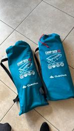 2x campingbedjes Quechua, Caravans en Kamperen, Ophalen of Verzenden, Zo goed als nieuw, Campingstoel