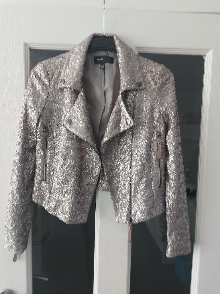 Mango jasje must have mt. XS, Ophalen, Nieuw, Maat 34 (XS) of kleiner, Grijs