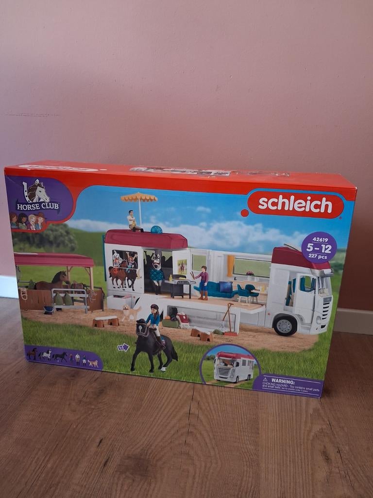 Schleich Paarden transport 42619 met doos, Ophalen of Verzenden, Gebruikt, Jongen of Meisje
