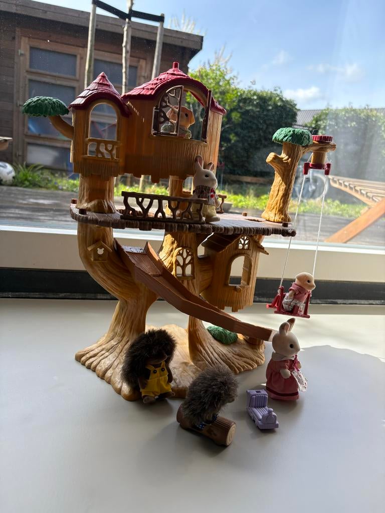 Sylvanian Families Boomhut Avontuur Set, Ophalen of Verzenden, Gebruikt, Jongen of Meisje