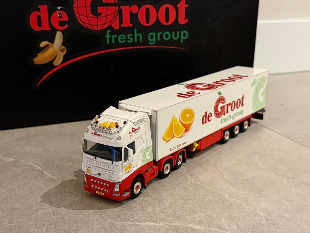WSI de Groot fresh group Volvo FH, Hobby en Vrije tijd, Modelauto's | 1:50, Ophalen of Verzenden, Nieuw, Bus of Vrachtwagen, Wsi