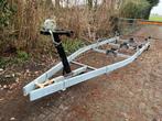 Verrijdbare Boottrailer voor stalling., Watersport en Boten, Boottrailers, Minder dan 1500 kg, Gebruikt, Met rollen, 6 tot 9 meter