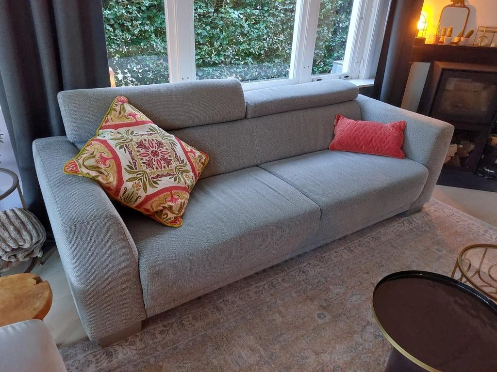 Mooie driepersoons bank, Huis en Inrichting, Ophalen, Gebruikt, 75 tot 100 cm, Stof