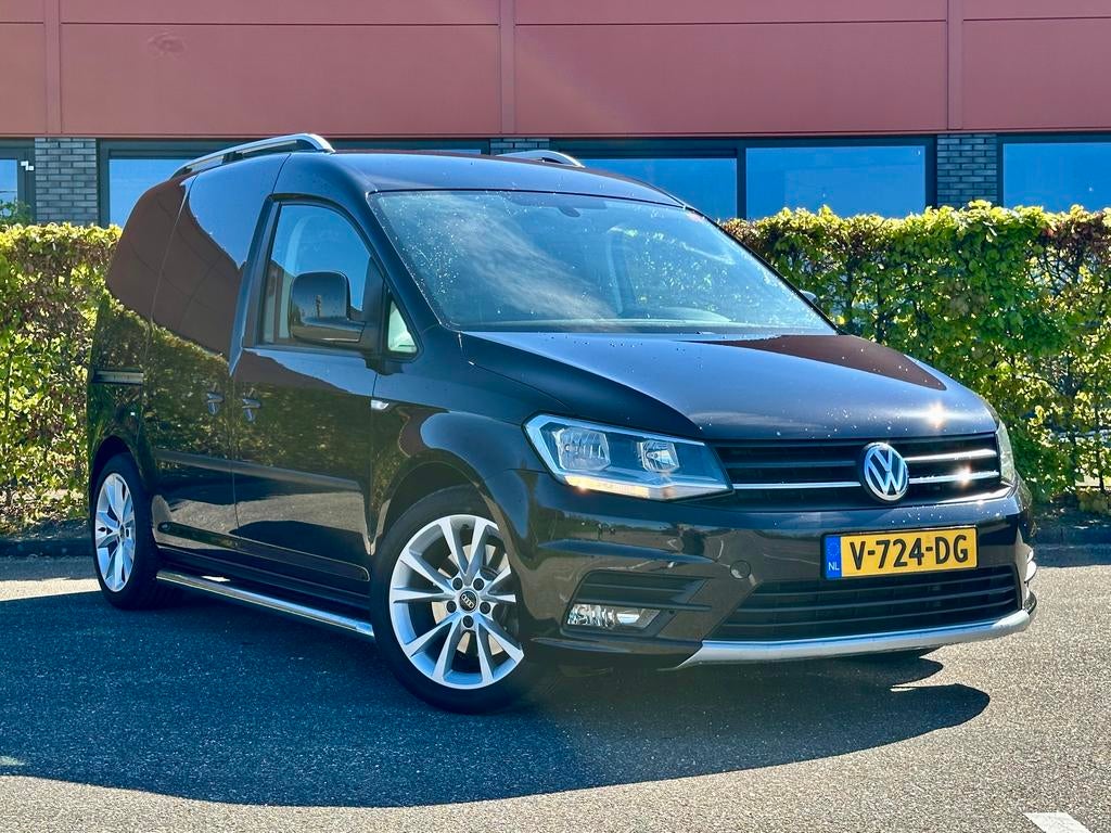 Volkswagen Caddy 2.0 TDI 185pk Highline 2017 | NL | EX BTW, Voorwielaandrijving, 4 cilinders, Volkswagen, Zwart