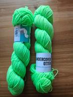 Undercover Otter Squirm Sock Toxie - Neon Groen Garen, Ophalen of Verzenden