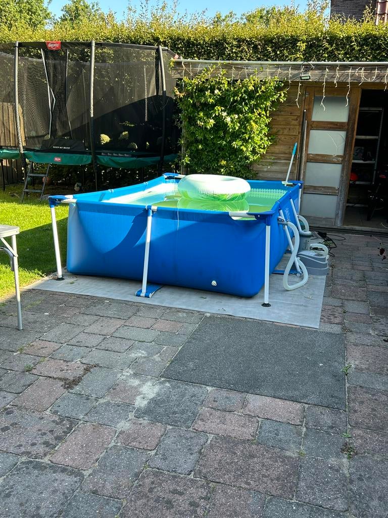 Intex zwembad 2x3 meter met toebehoren, Ophalen, Zo goed als nieuw, Opzetzwembad, 200 tot 400 cm