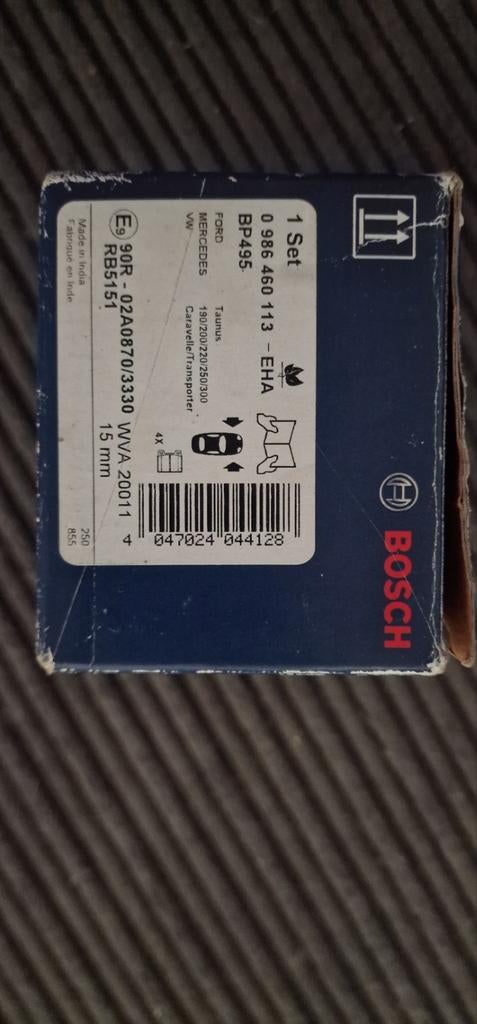 2 Setjes Bosch Remblokken  - NIEUW, Auto-onderdelen, Ophalen, Nieuw, Mercedes-Benz