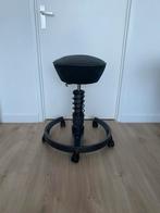 Swopper Aeros Ergonomische zit sta stoel/kruk, Ophalen of Verzenden, Zo goed als nieuw, Zwart, Bureaukruk