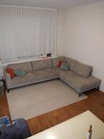 Grijze Hoekbank (Florida 3 zits + Ottomaan), Ophalen, Zo goed als nieuw, Stof, Modern