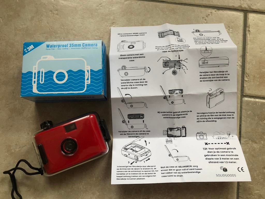 Onderwatercamera / wegwerp camera, Ophalen of Verzenden, Zo goed als nieuw, Compact, Overige Merken