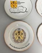 4 Bord Vlaams Handboogschutters Verbond boogschutters belgie, Ophalen of Verzenden