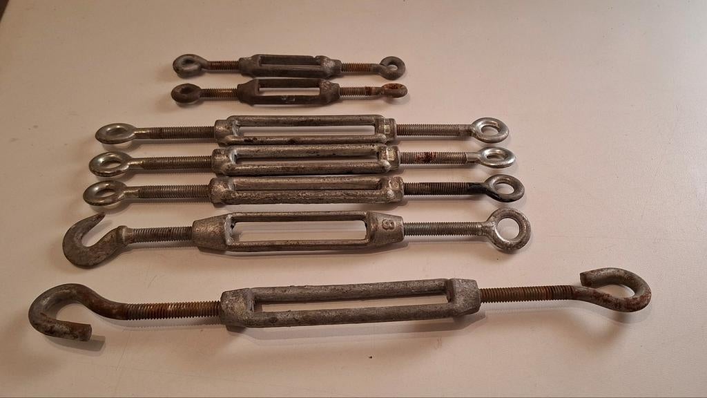 Kabelspanners (spanschroeven), Ophalen of Verzenden, Gebruikt, IJzer, Overige typen