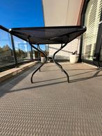 Terras- of balkontafel, Tuin en Terras, Tuintafels, Ophalen, Gebruikt, Vierkant, Metaal