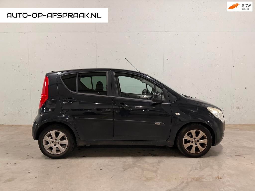Opel Agila 1.2 Enjoy Airco APK 5drs Dealer onderhouden, Auto's, Opel, Voorwielaandrijving, 4 cilinders, 965 kg, Zwart