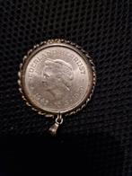 Zilveren 10 gulden met hanger, Postzegels en Munten, Munten | Nederland, Verzenden, Koningin Juliana, 10 gulden, Zilver
