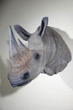 enorme replica neushoorn rhino taxidermy, Ophalen, Zo goed als nieuw, Hert, Gewei of Kop