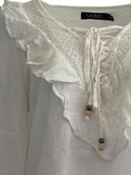 Ralph Lauren shirt lange mouw M, Maat 38/40 (M), Wit, Ophalen of Verzenden, Zo goed als nieuw