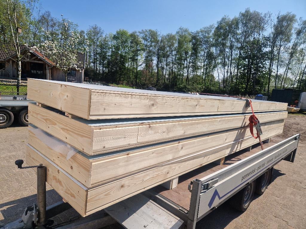 Dakplaten, 12 cm of meer, Nieuw, Hardschuim (Pir), 15 m² of meer