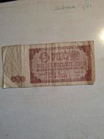 Zeldzaam Pools biljet: 5 Zlotych uit 1948, Ophalen of Verzenden