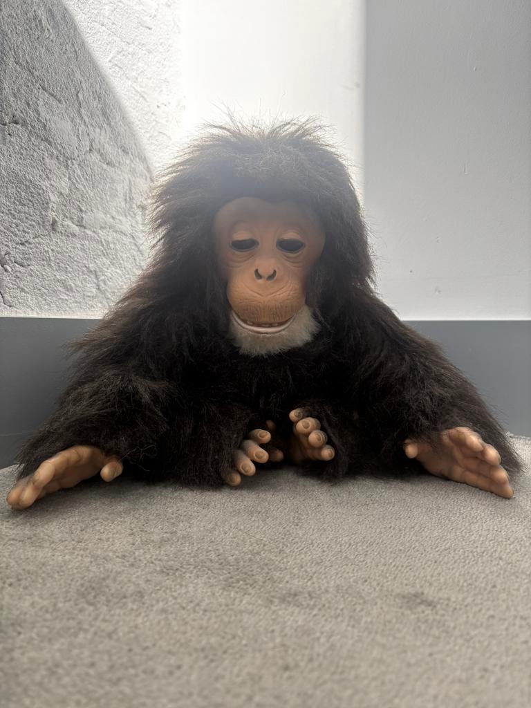 Fur Real chimpansee, Kinderen en Baby's, Speelgoed | Knuffels en Pluche, Ophalen of Verzenden, Gebruikt, Overige typen