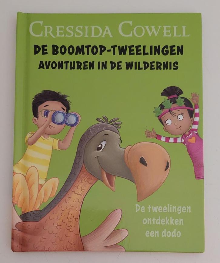 Cressida Cowell - De boomtop-tweelingen ontdekken een dodo, Boeken, Kinderboeken | Jeugd | onder 10 jaar, Zo goed als nieuw, Fictie algemeen