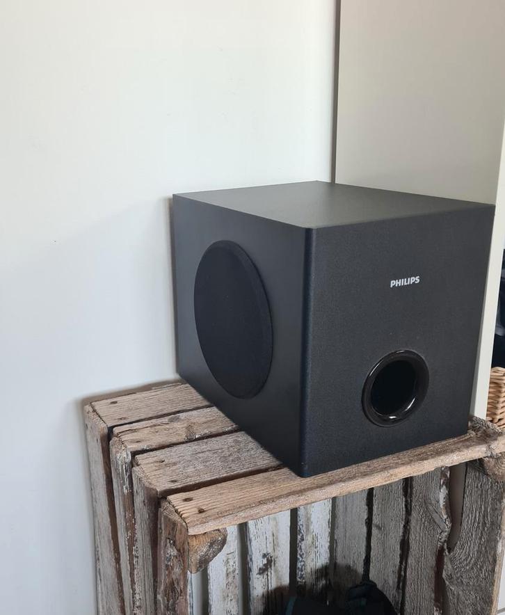 Philips Subwoofer - Model SW3140B/12, Audio, Tv en Foto, Luidsprekers, Gebruikt, Subwoofer, 120 watt of meer, Philips, Ophalen of Verzenden