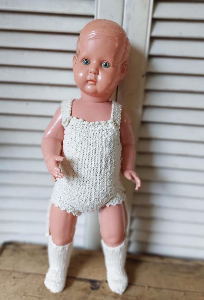 antiek celluloid ventje, japans popje, Verzamelen, Poppen, Zo goed als nieuw, Pop, Ophalen